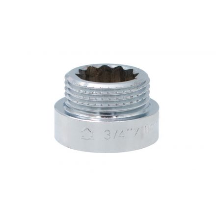 Krómozott csaphosszabbító sárgaréz 3/4"x10mm