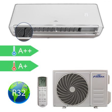 FISHER  FSAI-SU-245FE3 (kültéri + beltéri egység) Oldalfali split klíma 6,84 kW,Hősz, Inverter , R32, WIFI